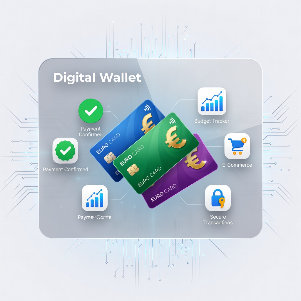 Cartera digital en euros