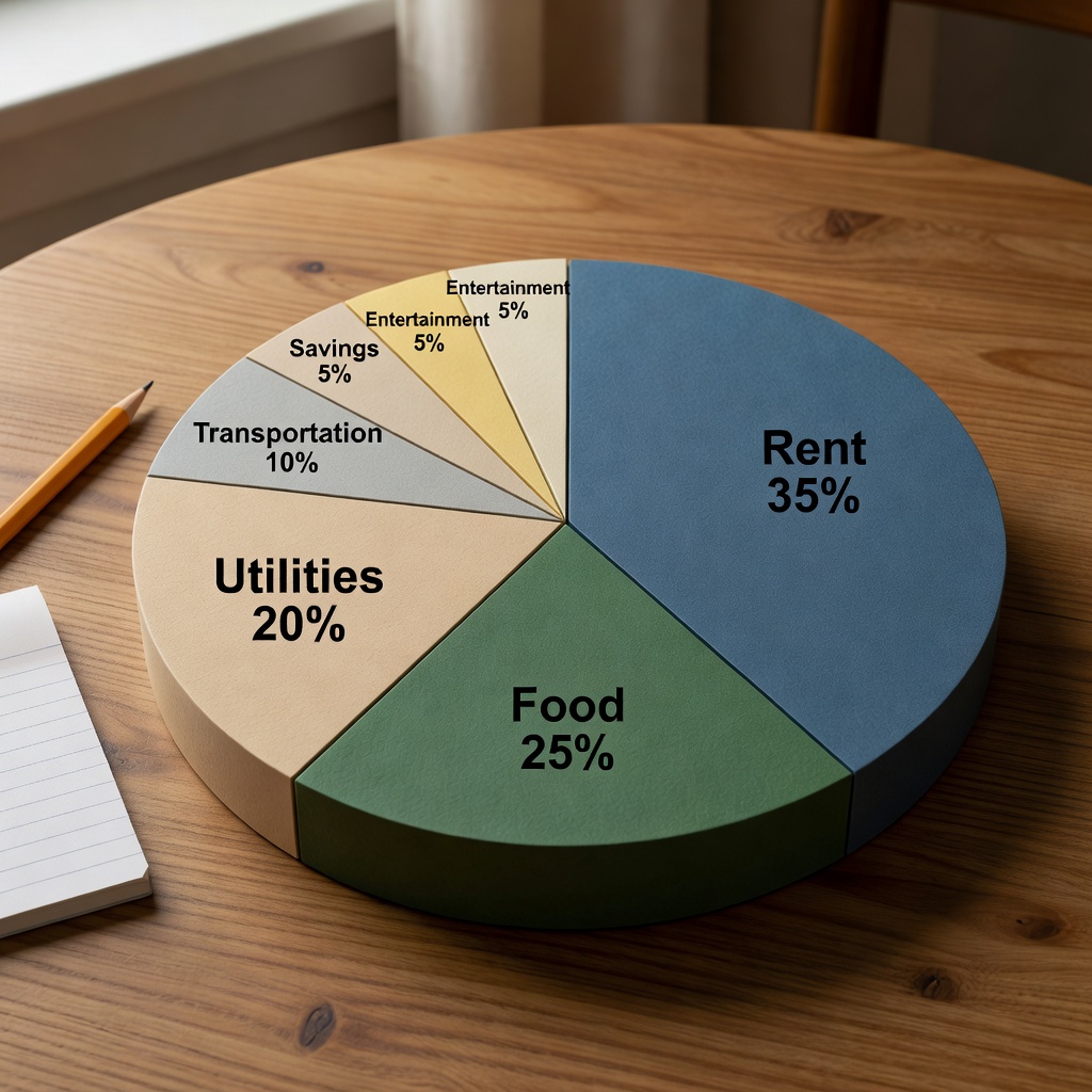 Gráfico circular de distribución del presupuesto