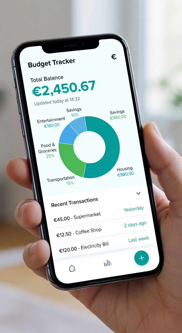 App de presupuesto móvil