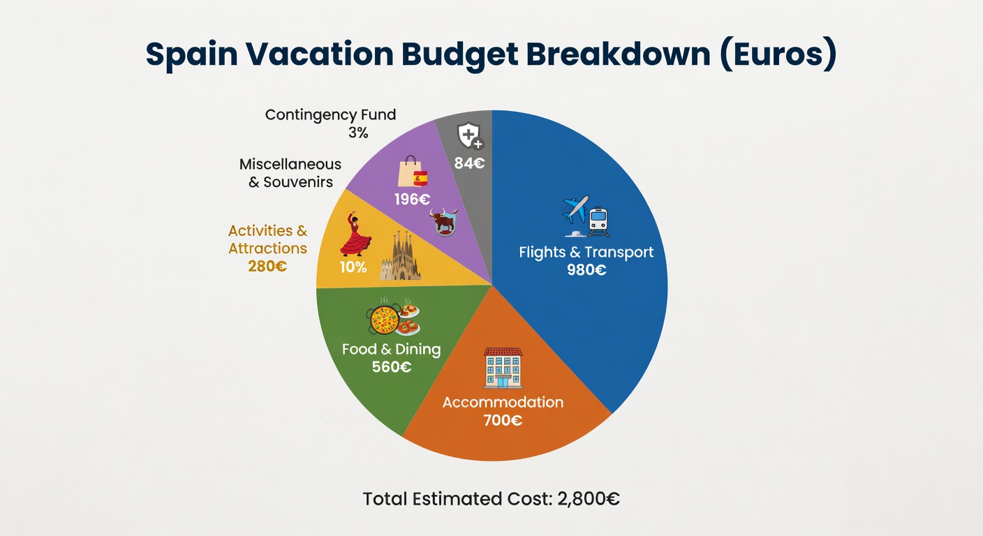 Presupuesto de viaje en España