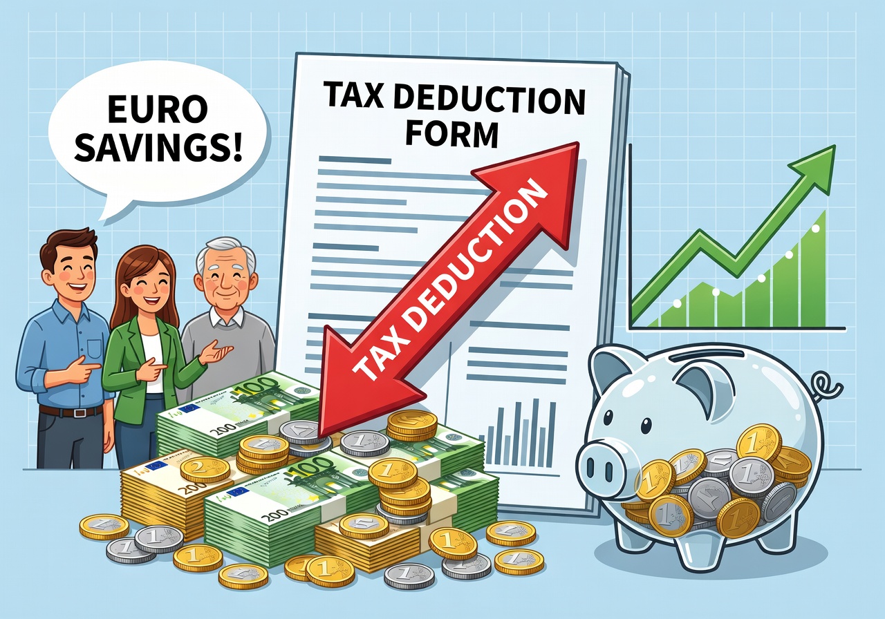 Ilustración de deducciones fiscales